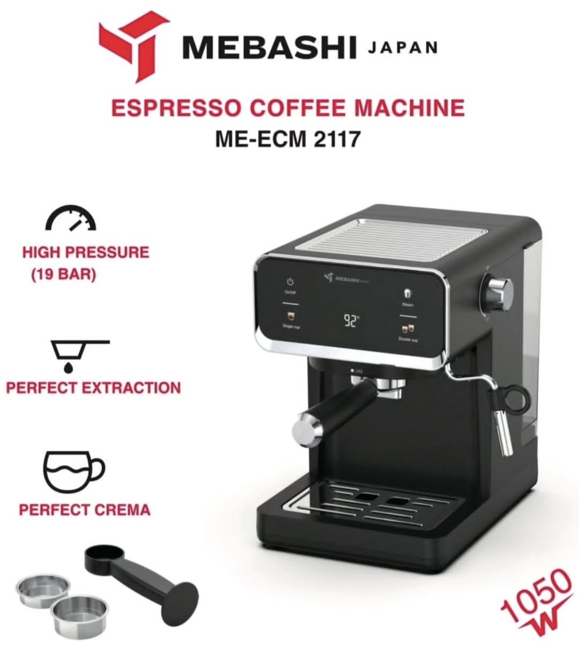 اسپرسوساز مباشی مدل ME-ECM2117 - Image 2